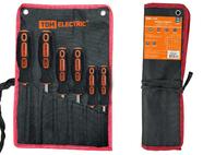 Набор отверток 6 шт.: SL:3х75;5х100;6х125, PH:0х75;1х75;2х100 (тканевый чехол), CR-V 