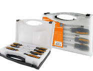 Набор отверток 7 шт.: SL3х75;5х100;6х125;8х150, PH:0х75;PH1х100;PH2х125 (чемодан), CR-V 