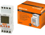 Таймер электронный ТЭ822-2кан-1мин/7дн-44on/off-16А-DIN TDM