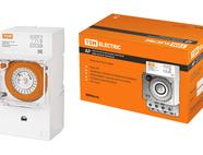 Аналоговое суточное реле АР-30мин/24ч-16А-DIN (3 модуля) TDM