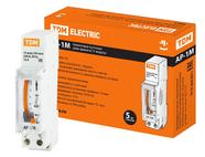 Аналоговое суточное реле АР-1М-15мин/24ч-16А-DIN (1 модуль) TDM