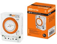 Аналоговое суточное реле АР-П-15мин/24ч-20А (монт.плоскость) TDM