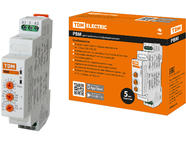 Реле времени РВМ-0,1с/10дн-8А-12/230В-DIN (многофункц., 10реж., 0,1с-10дней, 12-230В AC/DC) TDM