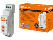 Реле времени РВО1-ВКЛ-0,1с/10дн-8А-12/230В-DIN (зад.вкл., 0,1с-10дней, 12-230В AC/DC) TDM