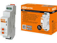 Реле времени РВО3-ВЫК-0,1с/10дн-8А-24/230В-DIN (зад.выкл., 0,1с-10дней, 24/230В AC/DC) TDM