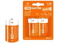 Элемент питания LR20 D Alkaline 1,5V BP-2 TDM