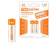 Аккумулятор AA-2500 mAh Ni-MH BP-2 TDM
