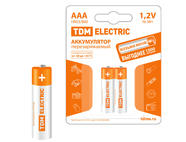 Аккумулятор AAA-800 mAh Ni-MH BP-2 TDM