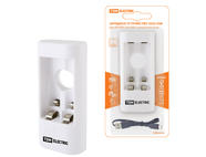 Зарядное устройство 3022 (300 mA 2 слота АА/ААА 1 кан. USB) TDM