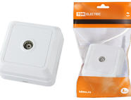 Розетка TВ простая (0-2400 Гц,  