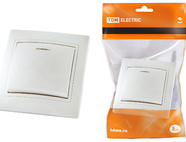 Выключатель 1 кл. с подсветкой 10А белый 