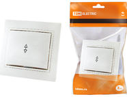 Выключатель на 2 направления 1 кл. 10А белый 