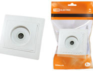 Розетка телевизионная простая (0-2400МГц, 