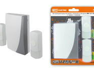 Звонок ЗББ-12/1-2М (беспр., бат., 2 кнопки) TDM