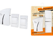 Звонок народный ЗББ-Н-12/1-32М (беспр., бат., 2 кн., блистер, откр.код)